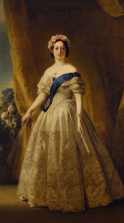 Ritratto di Vittoria del Regno Unito da Franz Xaver Winterhalter